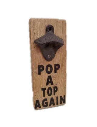 Whiskey and Wine Barrel Oak Stave Bottle Opener - Get Groovy Deals Texas