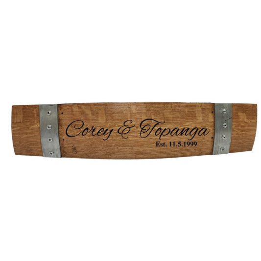Personalized Stave Sign