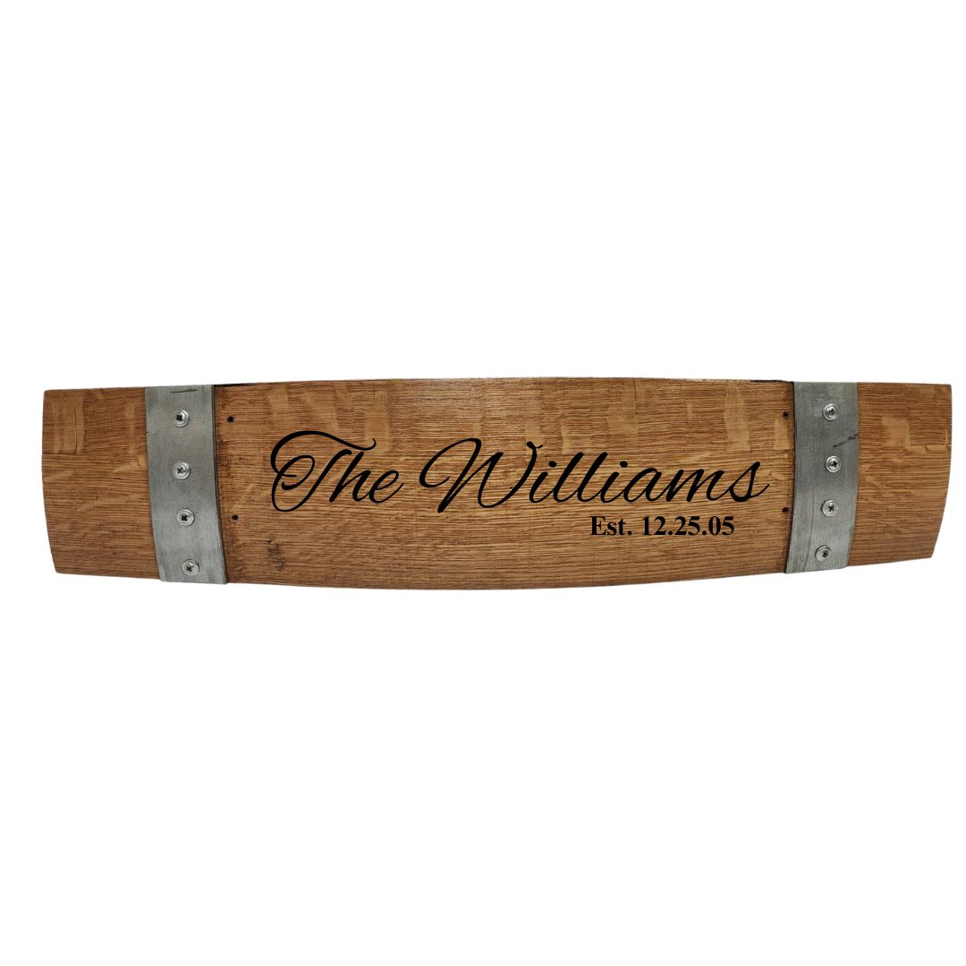 Personalized Stave Sign