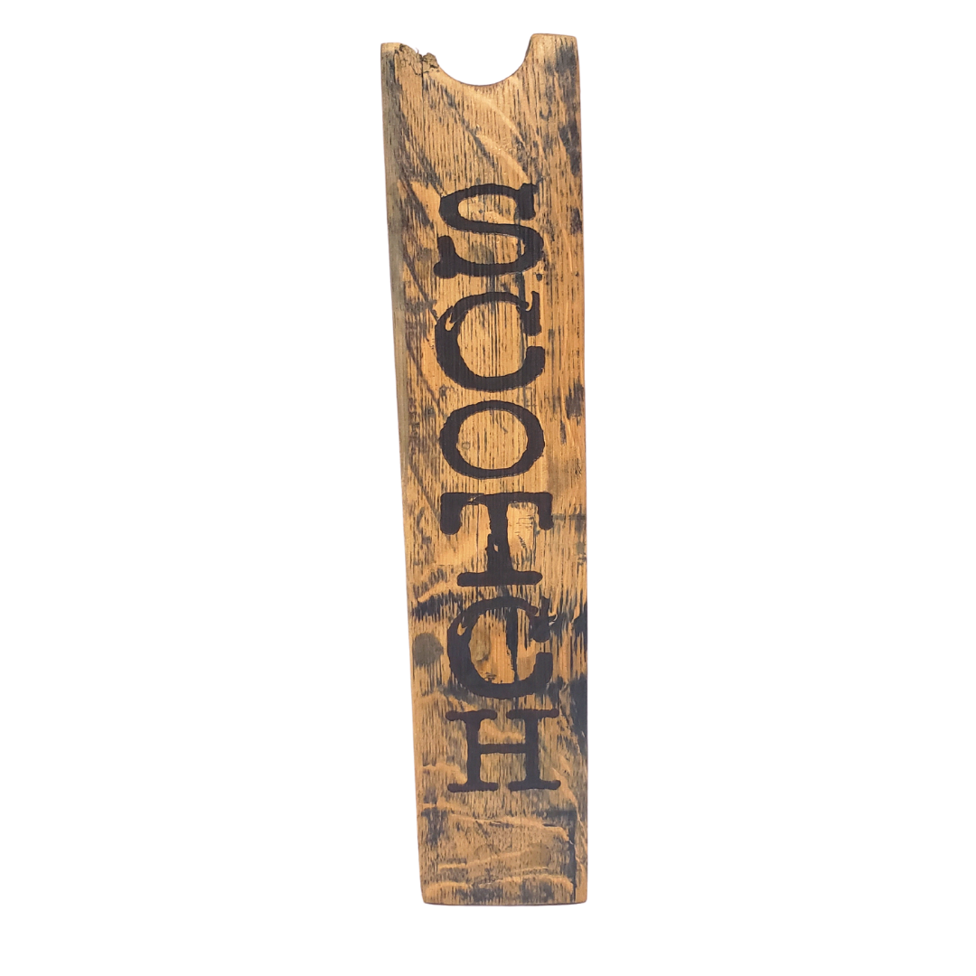Whiskey Barrel Wood Stave Hanging Wall Sign - Get Groovy Deals Texas