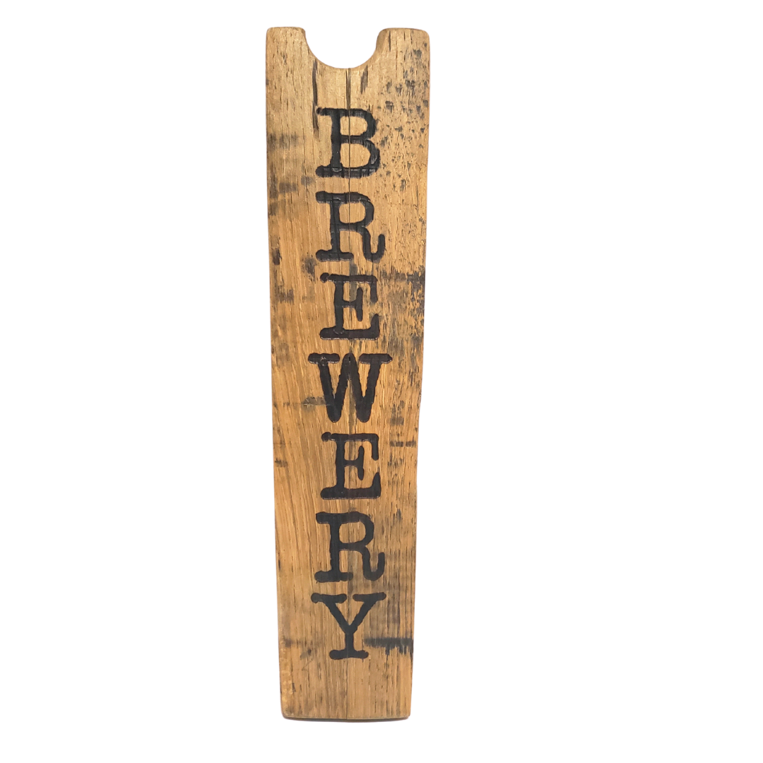 Whiskey Barrel Wood Stave Hanging Wall Sign - Get Groovy Deals Texas