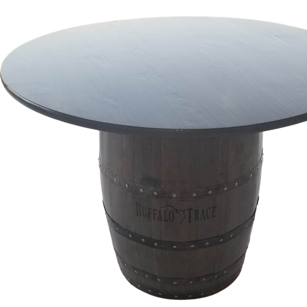 Barrel Table Top with Attached Cleats (Table Top Only- No Barrel) - Get Groovy Deals Texas