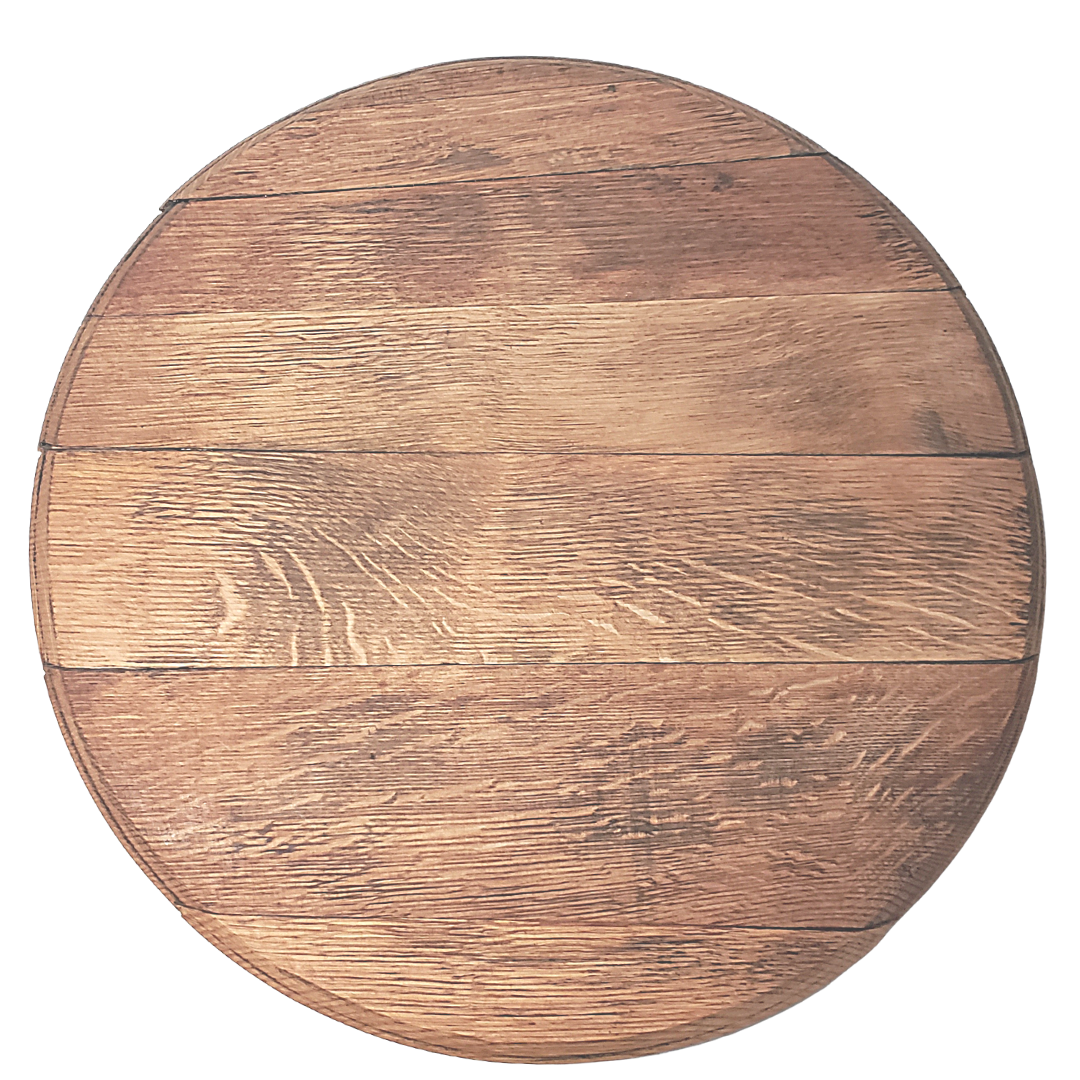 Personalize Monogrammed Barrel Head Lazy Susan