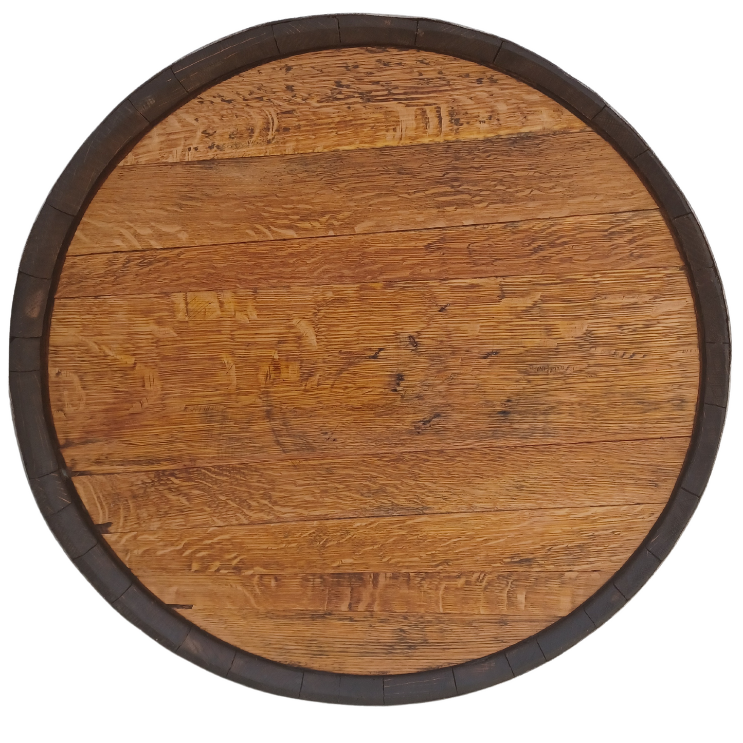 Single Band Bourbon Barrel Lazy Susan