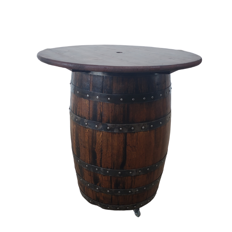 Rustic Whiskey Barrel - Game Room Table, Game Room Bar, Whiskey Barrel, Barrel Table, Wine Barrel, Pub Table, Gameroom Table, Gameroom Bar, Bar Table, Patio Table, Barrel Table - Get Groovy Deals Texas