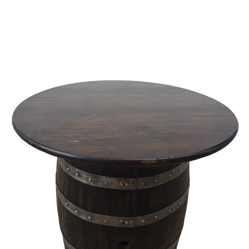 Barrel Table Top with Attached Cleats (Table Top Only- No Barrel) - Get Groovy Deals Texas