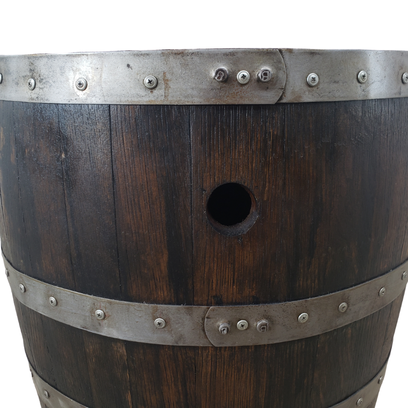 Rustic Whiskey Barrels Single Door  - Man Cave Table, Man Cave Bar, Whiskey Barrel, Wine Barrel, Pub Table, Mancave Table, Mancave Bar, Bar Table, Patio Table, Barrel Table - Get Groovy Deals Texas